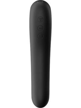 Satisfyer: Dual Kiss, Air Pulse Vibrator, svart