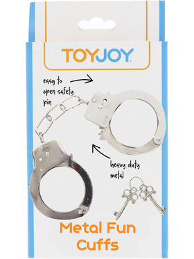 Toy Joy: Metal Fun Cuffs, silver