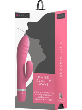 B Swish: Bwild Classic Wave Vibrator, rosa