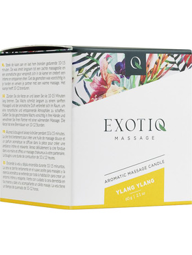 Exotiq: Massage Candle, Ylang Ylang, 60 g