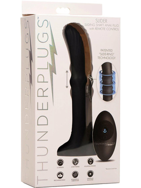 ThunderPlugs: Slider, Sliding Shaft Anal Plug with Remote