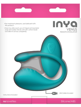 NSNovelties: Inya Venus, Remote Stimulator, turkos