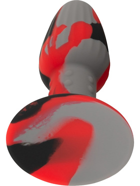 Anos: Tricolour Butt Plug with Suction Cup