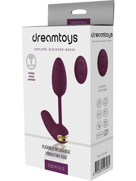 Dream Toys: Essentials, Flexible Wearable Vibrating Egg, lila