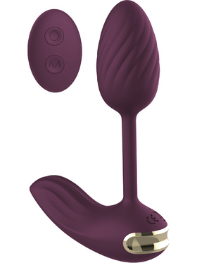 Dream Toys Essentials, Flexible Wearable Vibrating Egg, lila