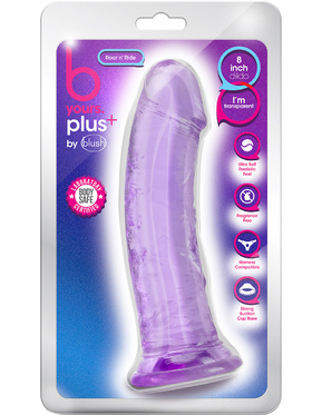 B Yours Plus: Roar n' Ride Dildo, 20 cm, lila