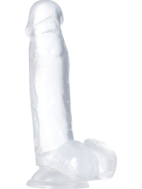 B Yours: Diamond Gleam Dildo, 18 cm, transparent