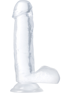 B Yours: Diamond Gleam Dildo, 18 cm, transparent