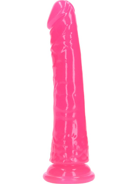 RealRock Glow in the Dark Realistic Dildo, 15.5 cm, rosa