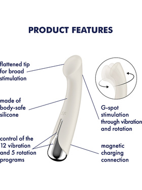 Satisfyer: Spinning G-Spot 1, Rotating Vibrator, vit