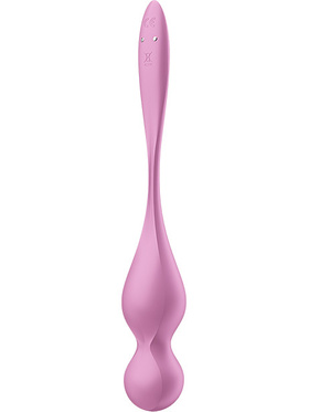 Satisfyer Connect: Love Birds 1, Vibrating Kegel Balls, rosa