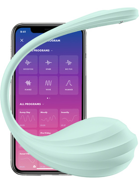 Satisfyer Connect: Smooth Petal, Wearable Vibrator, grön