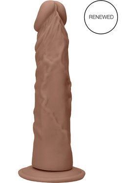 RealRock Skin: Realistic Dildo, 19 cm, brun