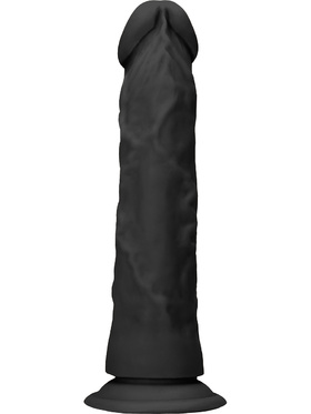 RealRock Skin: Realistic Dildo, 19 cm, svart