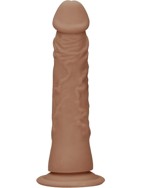 RealRock Skin: Realistic Dildo, 21.5 cm, brun