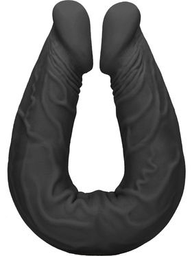 RealRock Skin: Double Dong, 36 cm, svart