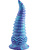 Wildolo: Spiral Fantasy Suction Cup Dildo, 24 cm, blå