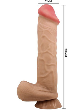 Pretty Love: Mendel, Sliding Skin Dildo, 26 cm