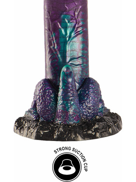 Epic Cybersilicock: Basilisk Double Scaly Dildo, small