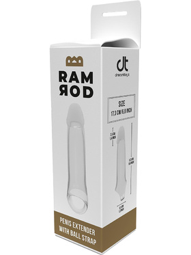 Dream Toys: Ramrod Extender with Ball Strap, + 3.5 cm