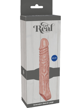 Toy Joy: Get Real Extension Sleeve, large, ljus