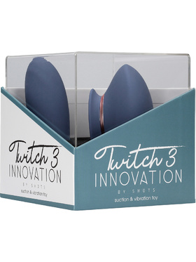 Innovation: Twitch 3, Suction & Vibration Toy, blå