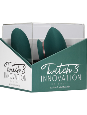 Innovation: Twitch 3, Suction & Vibration Toy, grön