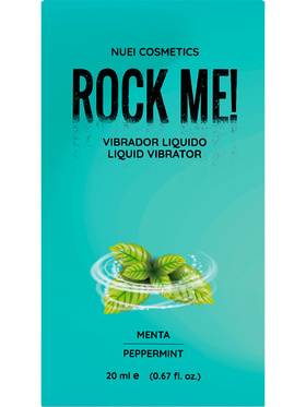 Nuei: Rock Me! Liquid Vibrator, Peppermint, 20 ml