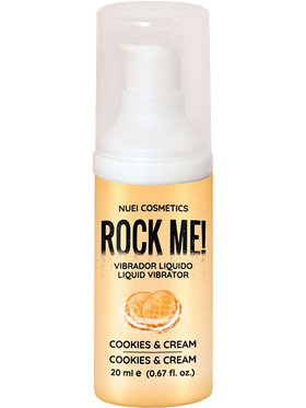 Nuei: Rock Me! Liquid Vibrator, Cookies & Cream, 20 ml