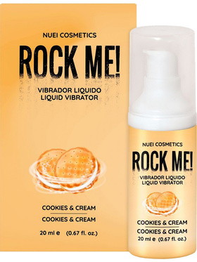 Nuei: Rock Me! Liquid Vibrator, Cookies & Cream, 20 ml