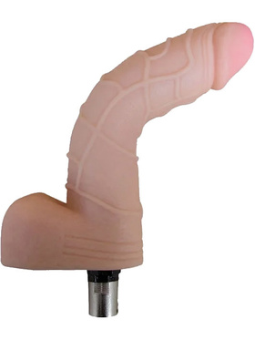 Auxfun: Realistic Dildo 3XLR Attachment, 18 cm