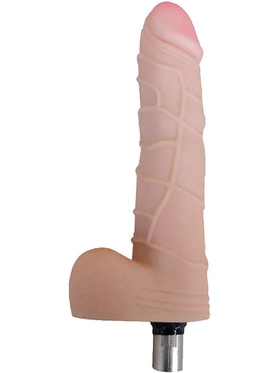 Auxfun: Realistic Dildo 3XLR Attachment, 18 cm