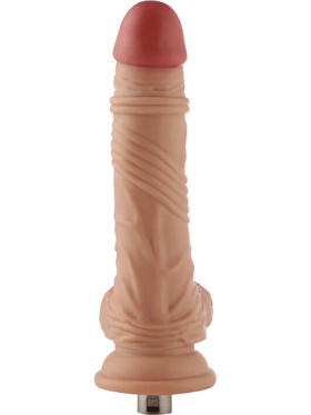 Auxfun: Realistic Dildo 3XLR Attachment, 19 cm