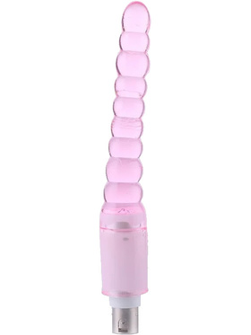 Auxfun: Ribbed Anal Dildo 3XLR Attachment, 19 cm