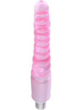 Auxfun: Ribbed Anal Dildo 3XLR Attachment, 19 cm