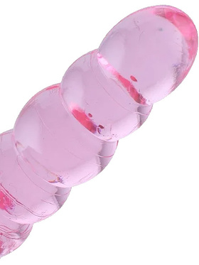 Auxfun: Ribbed Anal Dildo 3XLR Attachment, 19 cm