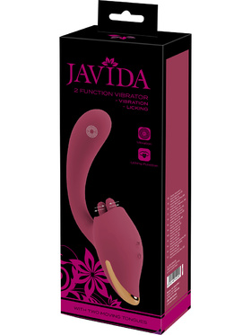 Javida: 2 Function Vibrator, Vibration & Licking