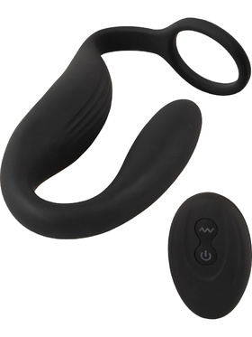 Black Velvet: C-Ring with RC Butt Plug