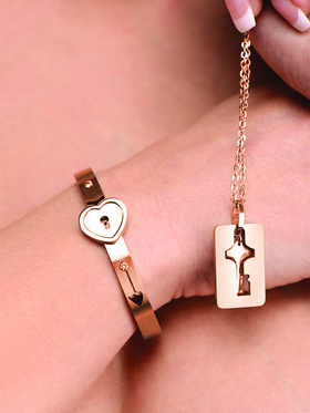 XR Master Series: Cuffed, Locking Bracelet & Key Necklace