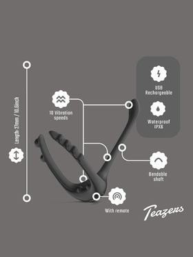 Teazers: Triple Prostate Vibrator with Remote