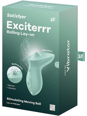 Satisfyer: Exciterrr, Rolling Lay-On Vibrator, grön