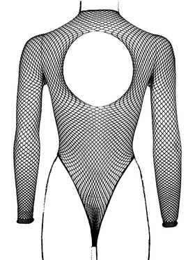 Le Désir: Turtle Neck Body with Fishnet Structure, One Size