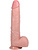 RealRock: Extra Long Realistic Dildo, 33 cm, ljus