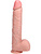 RealRock: Extra Long Realistic Dildo, 38 cm, ljus