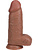 RealRock: Extra Thick Realistic Dildo, 23 cm, mörk