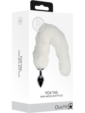 Ouch!: Fox Tail with Metal Butt Plug, vit