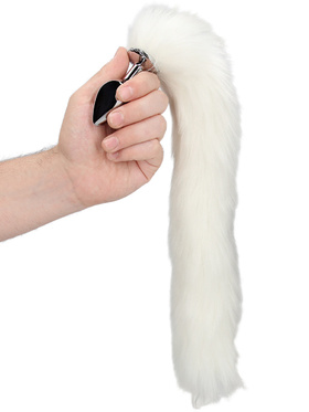 Ouch!: Light-up Fox Tail with Metal Butt Plug, vit