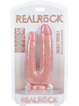 RealRock: Double Trouble Realistic Dildo, ljus