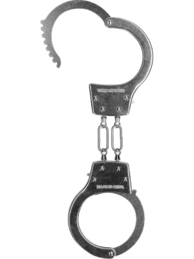 Ouch!: Metal Hand Cuffs, silver