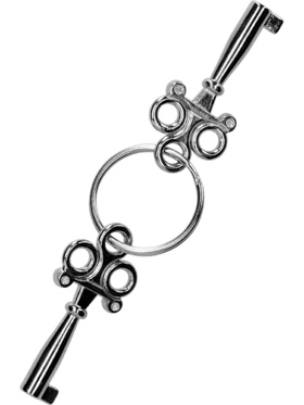 Ouch!: Metal Hand Cuffs, silver